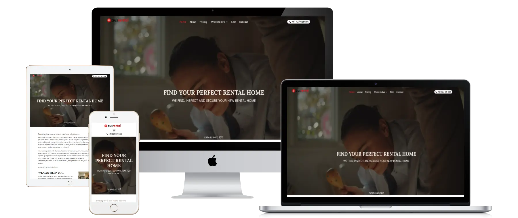 Aus Rental Mockup